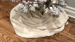 We know how it is; Using A Blanket As A Christmas Tree Skirt My Frugal Christmas