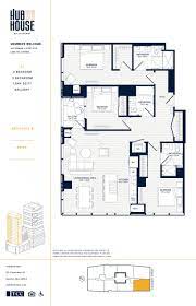 Hub 50 House On Causeway Boston 3 Bedroom Residence Penthouse Apartment Floor Plan Floor Plan Design Floor Plan Layout