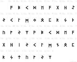 How to arrange alphabetically in the japanese language. Rune Writing Alphabet For Kids