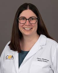 Student Doctor Emma Kauffman, a fourth-year student at ICOM, wraps up a  clinical rotation with Dr. Tyler Ptacek at Rapid City Medical Center in  South Dakota 👏 Thank you to our wonderful