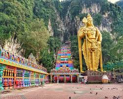 The 43 meters tall statue outside the temple batu caves has also been a site for rock climbing for the past 10 years. It Doesn T Get Much More Instagrammable Than Batu Caves It Was Probably The Highlight Of My Time In Kuala Lumpur Batu Caves Tourist Trap Kuala Lumpur