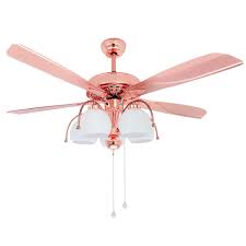 Buy rose ceiling lights & chandeliers and get the best deals at the lowest prices on ebay! Tropicalfan Metal Ceiling Fan With Remote Control 5 Glass Light Cover Home Decoration Living Room Bedroom 5 Reversible Blades Quiet Fans Chandelier Rose Gold 5 Lights Buy Online In Sweden At Sweden Desertcart Com
