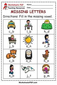 Missing alphabet letters cut and paste is a great way to . Missing Letters Worksheets Pdf Free Printables