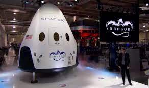 Elon Musk Premiers Spacex Manned Dragon V2 Astronaut Transporter 1st Photos Spacex Spacex Dragon Space Exploration