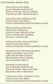 Erich Kastner Kleines Solo Literarische Zitate Liebesgedicht Spruche