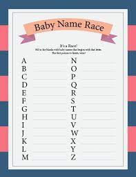 Baby Shower Games Pink Blue Instant Printable Unlimited Prints 6 Game Package Answer Sheet In 2021 Baby Shower Fun Baby Shower Planning Baby Boy Shower
