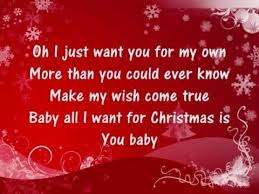 Mariah Carey All I Want For Christmas Is You Lyrics Youtube Yours Lyrics Christmas Song Christmas Concert