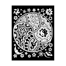 Intricate Yin Yang Tattoo