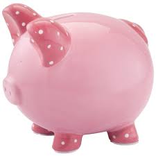 Piggy bank (sometimes penny bank or money box) is the traditional name of a coin container normally used by children.the piggy bank is known to collectors as a still bank as opposed to the mechanical banks popular in the early 20th century.these items are also often used by companies for promotional purposes. Children S Piggy Bank Walmart Com Walmart Com