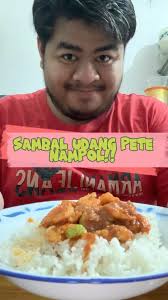 SAMBAL UDANG PETE NAMPOL !!!, hari ini masak sambal udang pete yang mantul  parah, nasi cepet abis pokoknya, perut kenyang, sensasi pedasnya bikin  nagih 🤣🤣🤣., kalau kalian mau lihat video sambalnya, ...