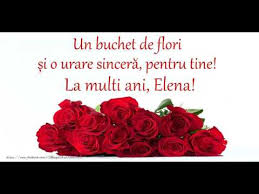 La multi ani, elena, multa san. La Multi Ani Elena Felicitari De Ziua Numelui Pentru Elena Youtube