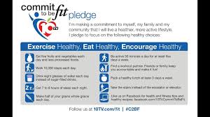 Commit To Be Fit Take The Pledge 10tv Com Commitments are called pledges in pledge. commit to be fit take the pledge