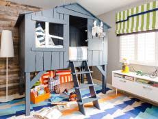 See how you can make a playroom cosy and fun. 45 Small Space Kids Playroom Design Ideas Hgtv