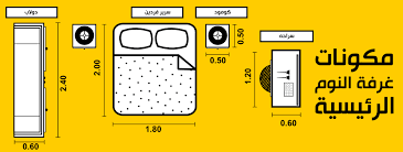 مقاسات اثاث غرف النوم اشكال غرف النوم حسب المقاس كلام حب