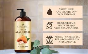 Almond sweet oil 100% pure various sizes 10ml 50ml 100ml 250ml 500ml 1 litre. Buy Handcraft Sweet Almond Oil 100 Pure And Natural Premium Therapeutic Grade Carrier Oil For Aromatherapy Massage Moisturizing Skin And Hair Huge 16 Fl Oz Online In Turkey B07345bpsg