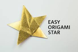 How To Make An Easy 5 Point Origami Star Origami Lucky Star Easy Origami Star Origami Star Instructions