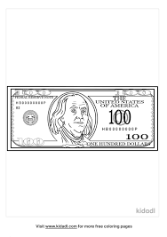 Check spelling or type a new query. 100 Dollar Bill Coloring Pages Free Money Coloring Pages Kidadl