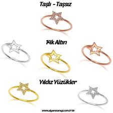 Tasli Tassiz Citir Yuzukler 14k Altin Yildiz Yuzuk Modelleri Www Alyanssarayi Com Tr De Yuzuk Altin Yildiz