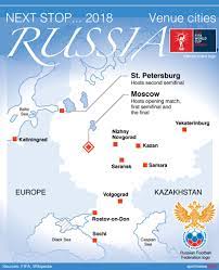 Worldcup Russia2018 Venues Map For The Fifa World Cup 2018 In Russia World Cup World Cup 2018 Soccer Cup
