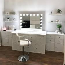 Sucha A Gorgeous Setup By Stefanie Wolf Beauty Definitely Vanitygoals Just Lookit All That Stora Beauty Room Vanity Makeup Vanity Vanity Table With Lights