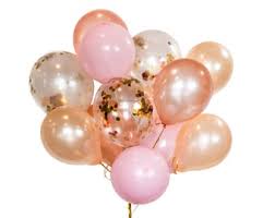 Rose gold party decoration ideas. Rose Gold Party Etsy