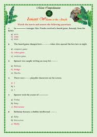 If you know, you know. Jumanji Welcome To The Jungle 2017 Movie Quiz Comprehension Worksheet With Key Teaching Resources