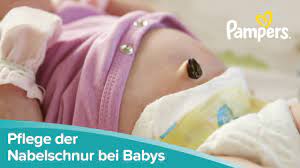 Pflege Der Nabelschnur Bei Babys Und Neugeborenen Pampers Youtube