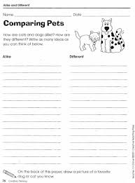These Cute Worksheets Let Students List Similarities And Differences Between Cats And Dogs Reading Worksheets Compare And Contrast Compare Contrast Worksheets