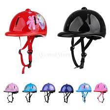 Children Kids Adjustable Horse Riding Hat Helmet Head Protective Gear Equestrain Safety Hat Various Colors Re Horse Riding Hats Riding Hats Horse Riding Gear