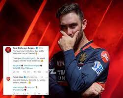 Obviously maxi (glenn maxwell) batted well, but our bowlers did well to restrict them. Ipl 2021 Rcb And Pbks Exchange Hilarious Banter Over Glenn Maxwell S Knock