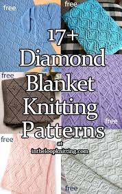 I'm so excited to have this pattern featured by yarnthology, a wonderful website committed to carefully selecting yarn brands based on how they treat people, animals, and the environment. Diamond Baby Blanket And Throw Knitting Patterns In The Loop Knitting