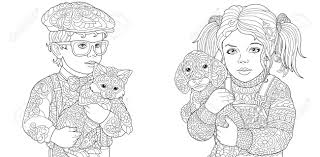 Download Coloring Pages Coloring Book For Adults Colouring Pictures Royalty Free Cliparts Vectors And Stock Illustration Image 110955689