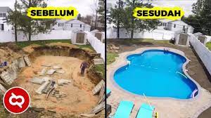 Namun untuk ukuran tribun atau gor yang digunakan dapat menyesuaikan dengan desain anda sendiri, yang terpenting adalah keamanan dan keselamatan para atlit dan pengunjung terjamin. Ketika Proses Pembuatan Kolam Renang Menggunakan Alat Teknologi Modern Youtube