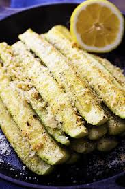 Roasted Parmesan Garlic Zucchini Spears The Recipe Critic Roasted Vegetable Recipes Recipes Roast Zucchini