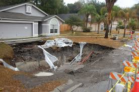 caving in sinkholes and their formation