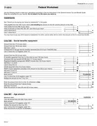 fillable online cra arc gc federal worksheet cra arc gc