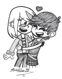 Msr Sam And Luna Hugging By Spikeramos On Deviantart The Loud House Luna Ship Sketch Luna