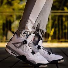 It's what they're going to lace up as they walk through the pregame tunnel. Nike Air Jordan 4 X Cement X Laced Up Laces By Oneleggedlister