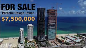 During the day its blue glass panels shine on florida sun, while at night it's illuminated with changing colors what's a very nice scene. Apartamento A La Venta En La Torre Porsche Design Tower Unidad 4204 Por 7 500 000 00 Youtube