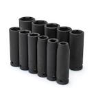 1/2-inch Drive Deep SAE Impact Socket Set (11-Piece) H2DSAEI11PCC Husky