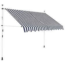 Black And White Striped Retractable Awning 104 Festnight Outdoor Patio Manual Retractable Awning Sunshade Shelter Canopy Blue And White Stripes 118 Retractable Awning Patio Awning Patio