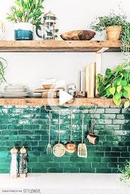 For My Home Idees Deco 24 Une Touche De Vert Dans Ma Deco Cuisine Verte Idees De Cuisine Moderne Cuisine Boheme