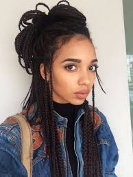 Micro Braids Hairstyles For Black Girls Black Girls Braided Hairstyles Braids For Black Women Hair Styles Box Braids Hairstyles Natural Hair Styles