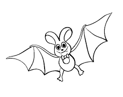 Dibujo Murcielago Para Colorear