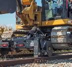 Hi Rail Excavator Attachment | Dymax Rail Rider H-X1