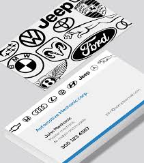 When designing personalized business cards, choose from available options, such as standard business cards, rounded corner business cards, thick business cards, and more. All Makes And Models Automotive Mechanic Service Business Card Business Card Design Modern Business Cards Design Business Cards