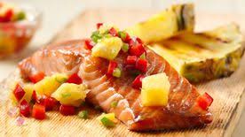 Grilled Smoked Salmon With Pineapple Sauce Recipe Smoked Salmon Smoke Grill Sauce For Salmon