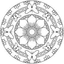 Children's mandala with a butterfly. Top 50 Free Printable Butterfly Coloring Pages Online