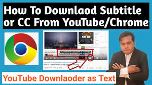 But it's a little different, because it can save subtitles in four formats. How To Download Subtitles Cc From Youtube Install Youtube