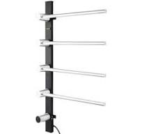 Heated Towel Rack, 180° Rotating Towel Warmer Concealed ...